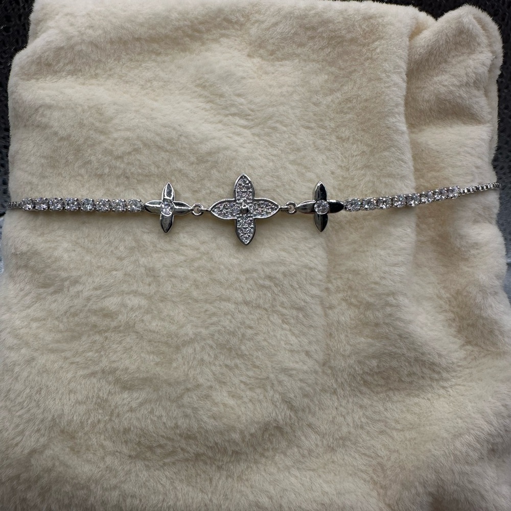 Beautiful, sparkling CZ stones make this bracelet look like a million dollars!